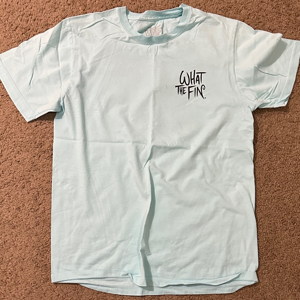 Men’s What The Fin Sky Blue T-Shirt